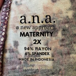 a.n.a. A New Approach MATERNITY 2X MAXI-SKIRT